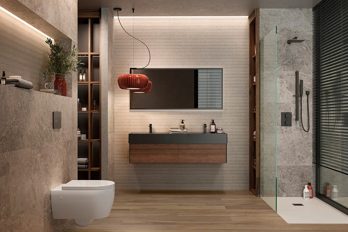 Badrumsrenovering, Nacka