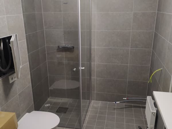 Badrumsrenovering, Solna