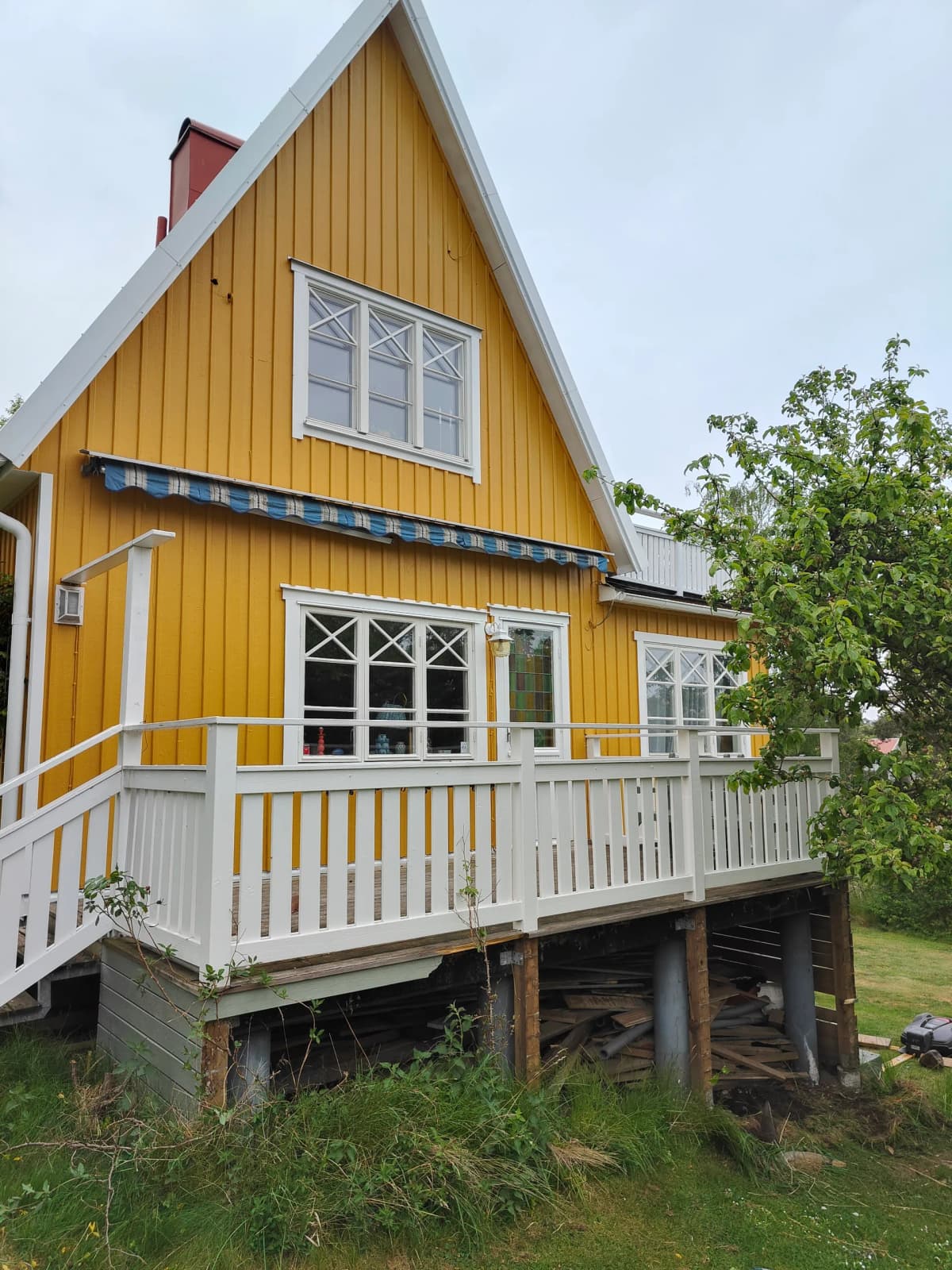 Tillbyggnad av entré - Före