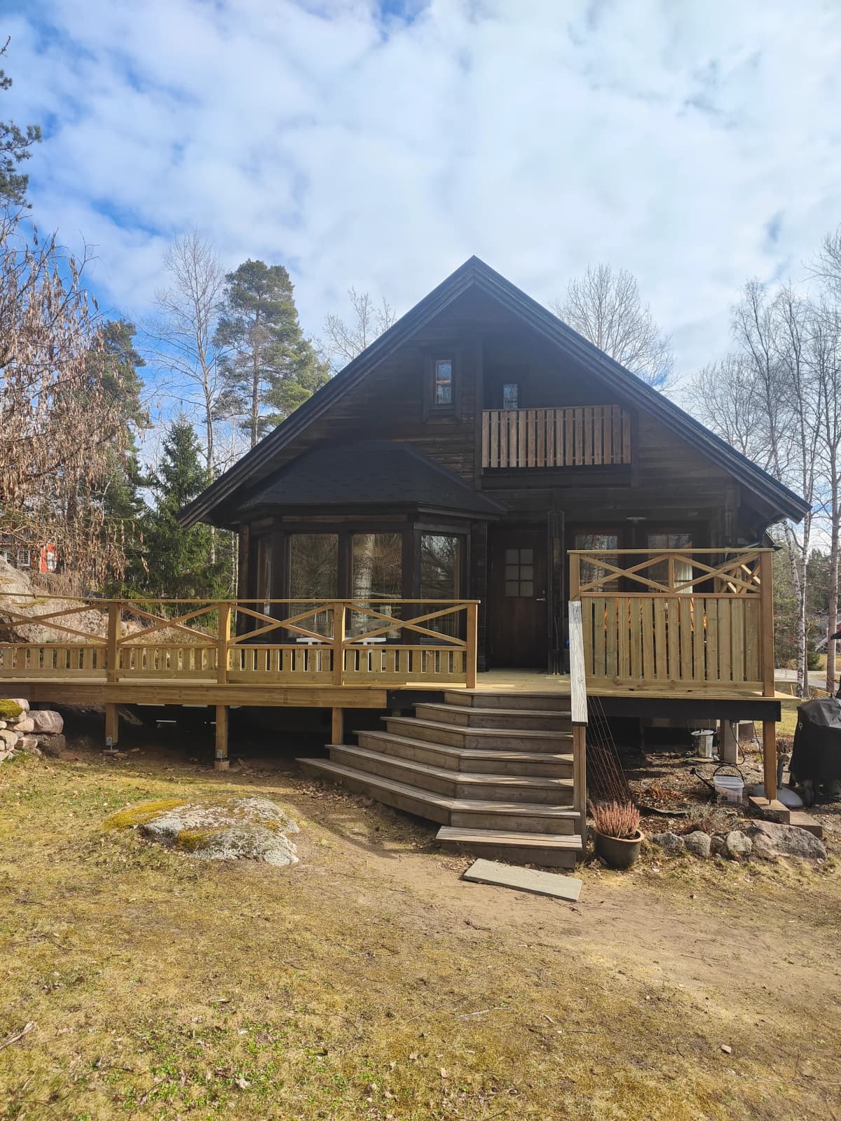 Byggnation av ny altan - Efter